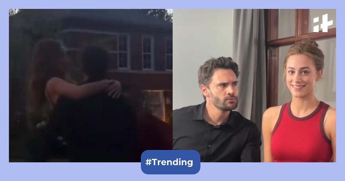 Watch: One-hand lift challenge gets steamy as Lili Reinhart and Tom Bateman bring The Love Hypothesis Wattpad fantasies to life