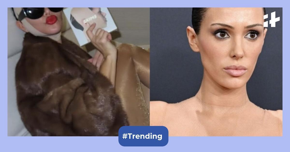 Is Kim Kardashian ‘cosplaying' Bianca Censori or strategically promoting SKIMS Face Wrap? fans stunned