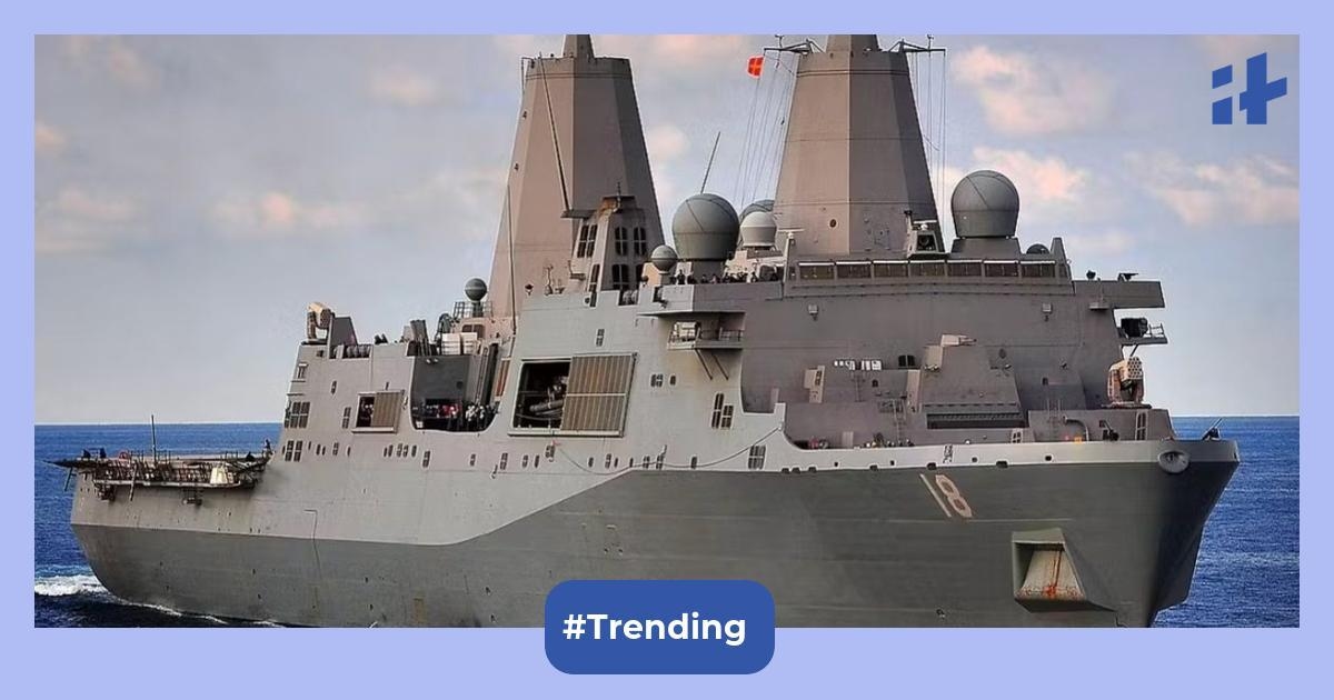 Fire erupts aboard USS New Orleans near Okinawa, Japan Coast Guard joins US Navy crews as damage & cause remain uncertain