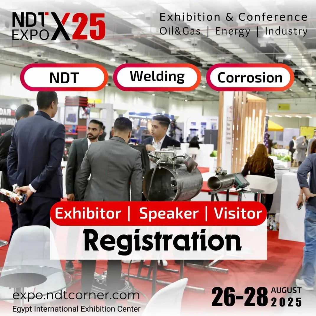 "NDT X EXPO" للتفتيش الهندسي واللحام ينطلق في القاهرة الشهر المقبل
