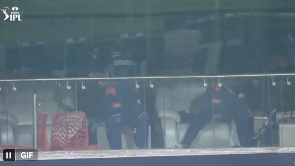 [WATCH] Nicholas Pooran loses cool after Abdul Samad's dismissal; slams pads in frustration during LSG innings collapse