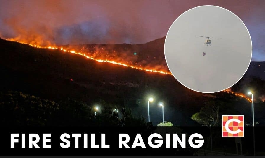 Videos and photos: Relentless efforts to battle Table Mountain National Park blaze