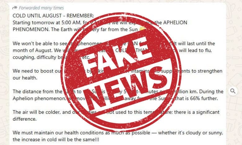 SAWS warns public against fake winter cold-spell message