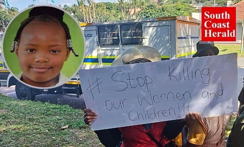 KZN man gets double life sentence for rape and murder of Umkomaas child