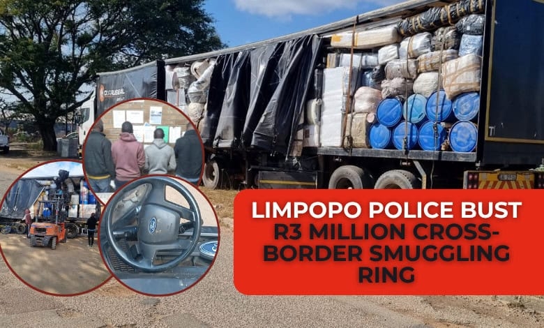 Limpopo police bust R3m cross-border smuggling ring bound for Malawi