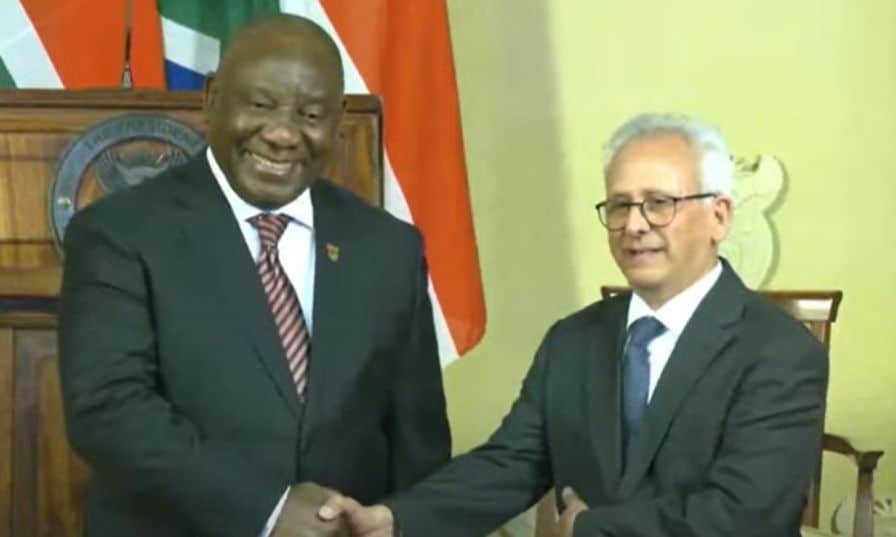 Watch: Firoz Cachalia sworn in as acting minister of police