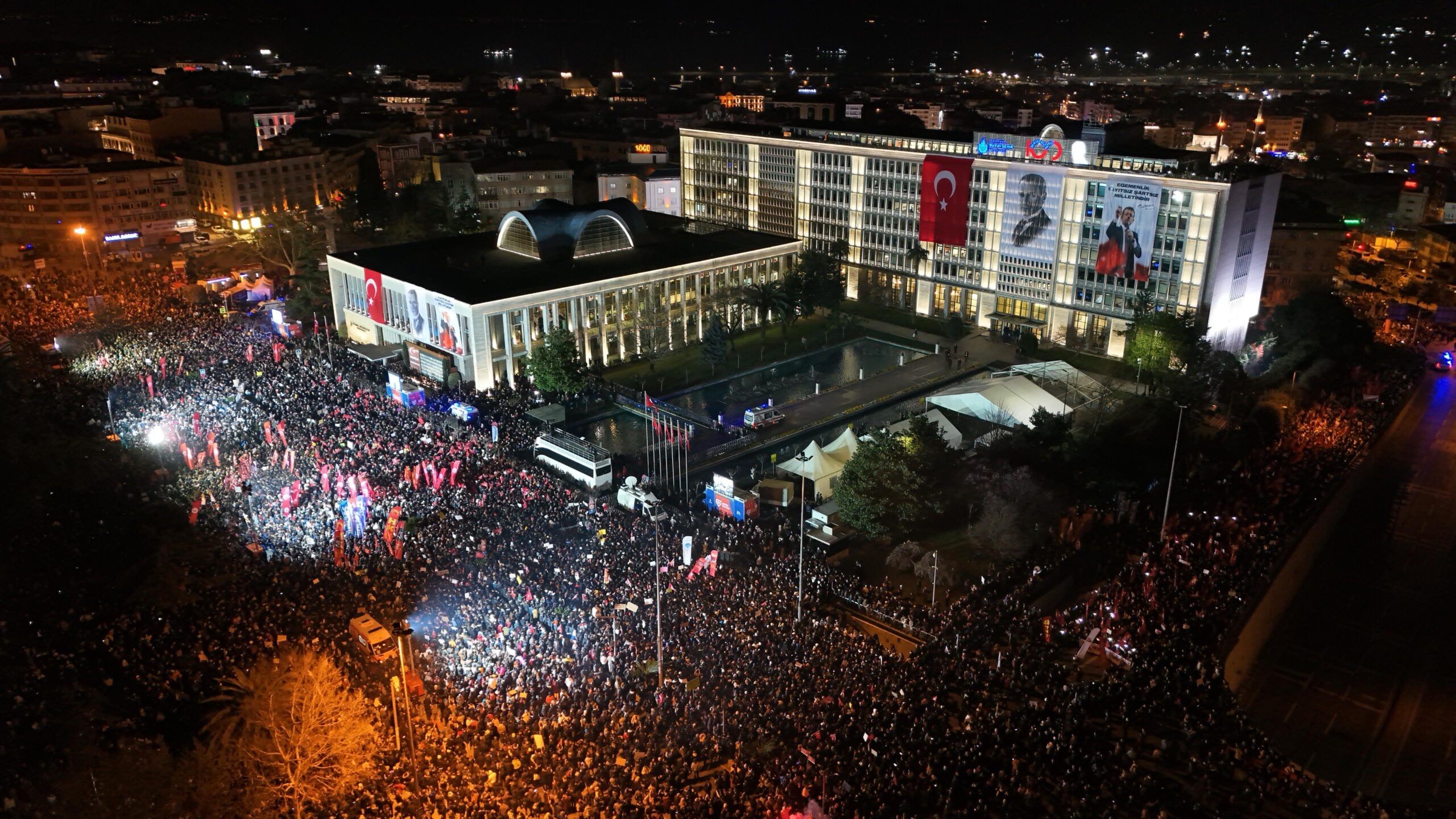 Protests continue for 3rd day in Turkey over mayor's arrest as markets falter