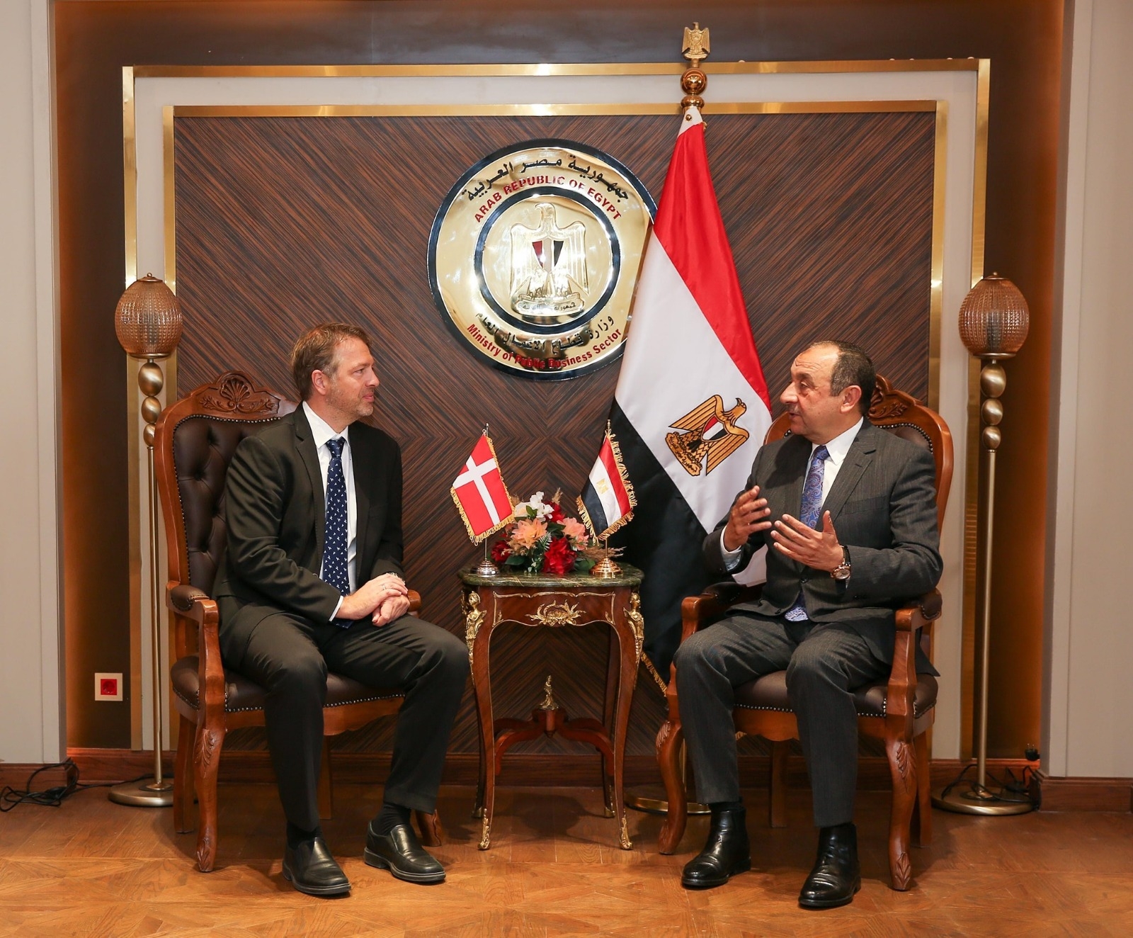 Minister of Public Enterprises explores investment opportunities with Denmark