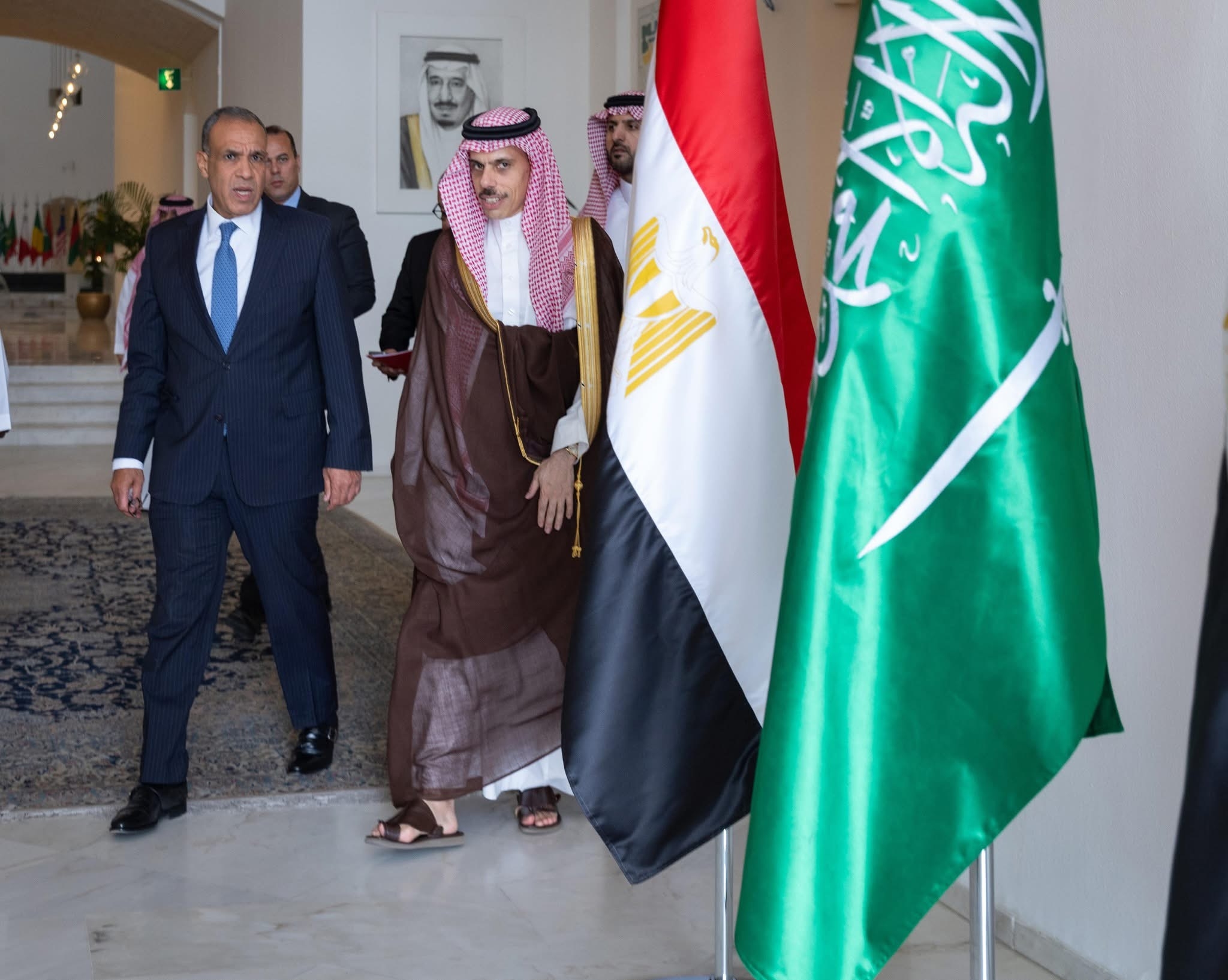 Egypt's Foreign Minister leads delegation for political consultation talks in Saudi Arabia