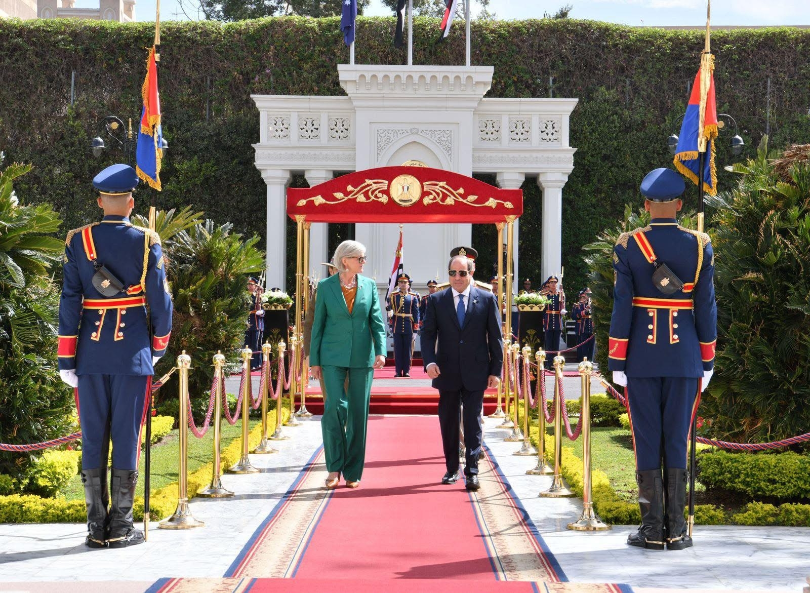 Egypt's President Al-Sisi, Australia's Governor-General discuss bilateral ties, Gaza
