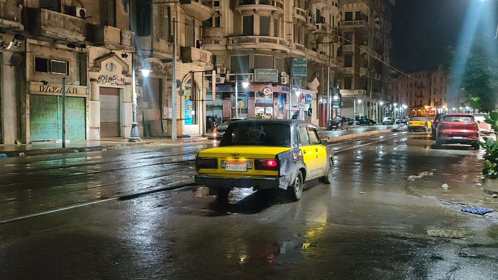 Severe storms paralyze Alexandria with hail, flash floods, and power outages