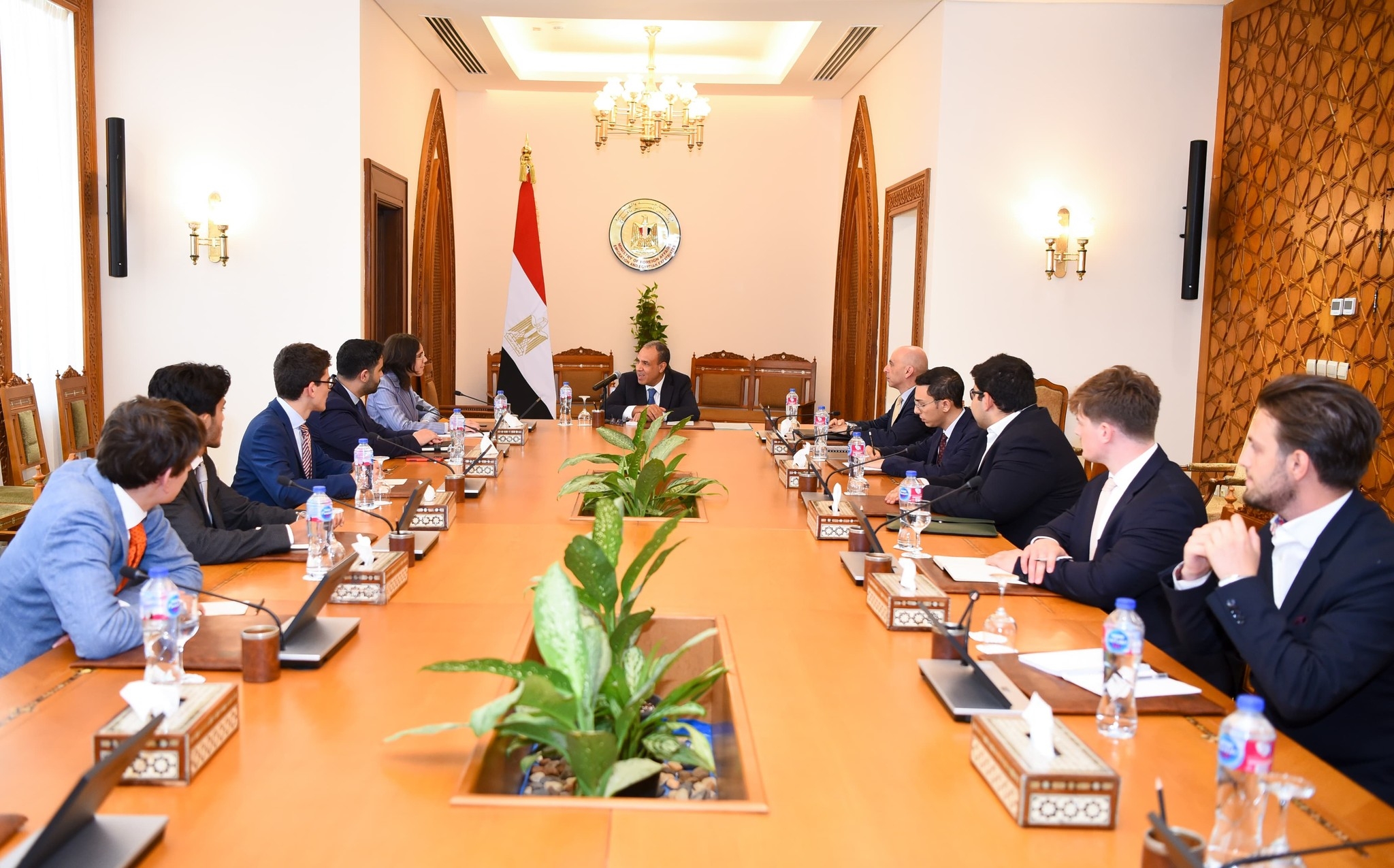 Egypt's Foreign Minister details regional stance to UK students