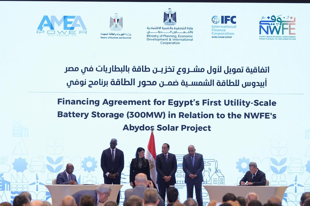 IFC, AMEA Power launch Egypt's first utility-scale battery storage system
