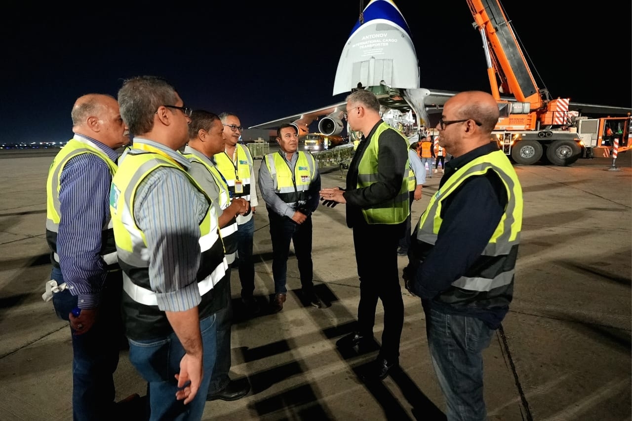 Final marine loading arm for ‘Winter' regasification unit arrives in Cairo