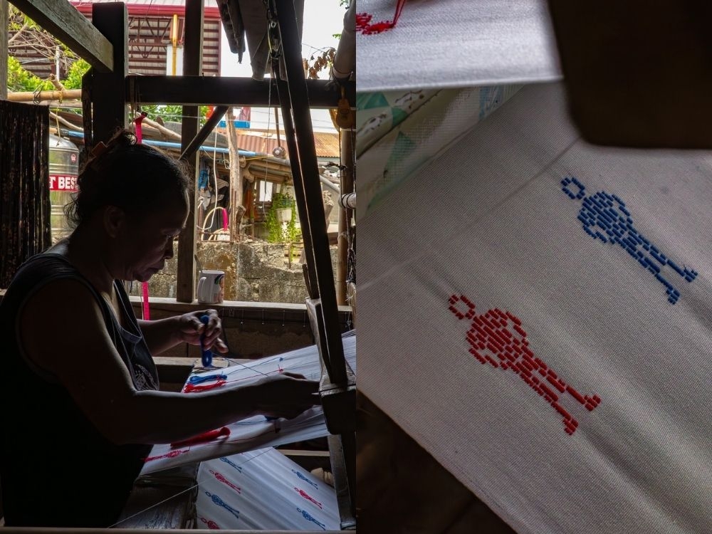 Inabel weavers exhibit ‘Ilocano Shark'-inspired logo ahead of Palaro 2025
