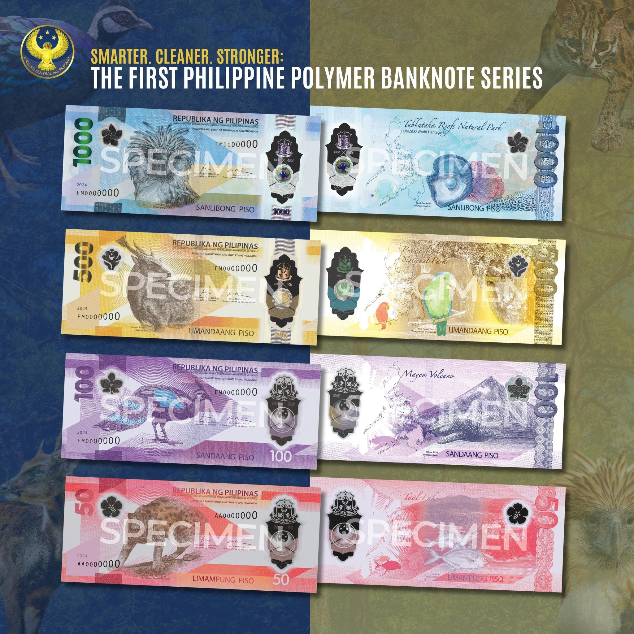 Philippine polymer bills win 'Best New Banknote Series'