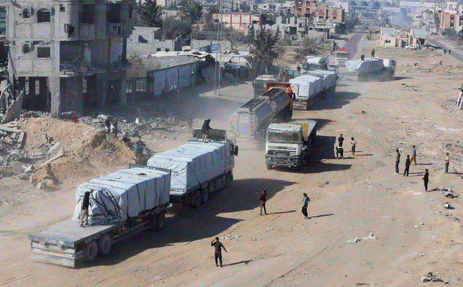 Hamas says it will allow aid for hostages if Israel halts airstrikes, opens permanent humanitarian corridors