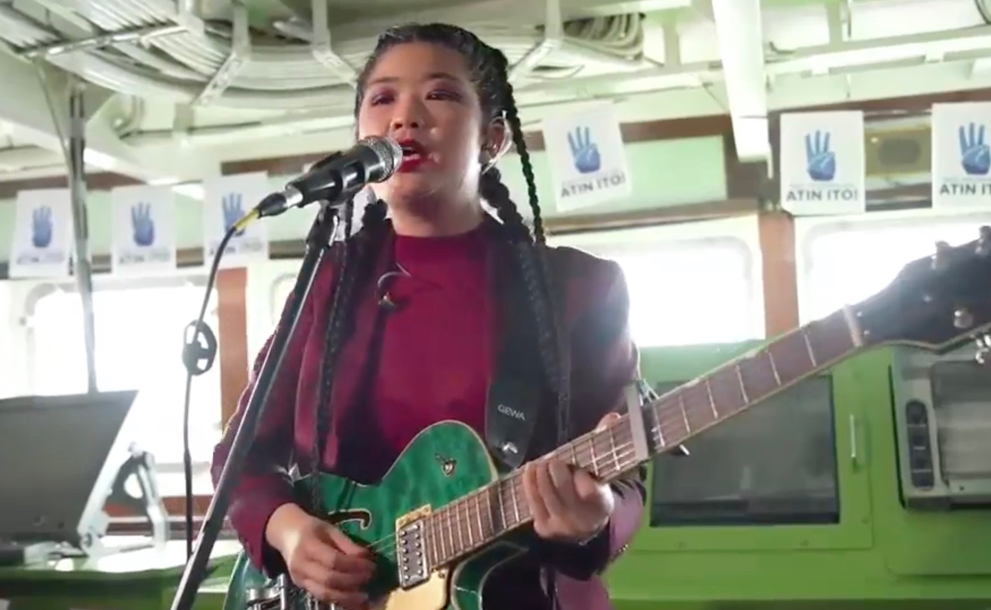 Atin Ito holds concert off Pagasa Island waters despite Chinese shadowing