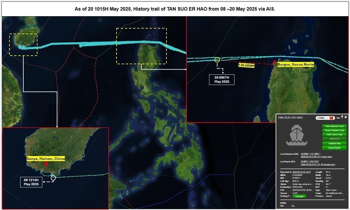 2 Chinese research ships seen within PH EEZ —PCG