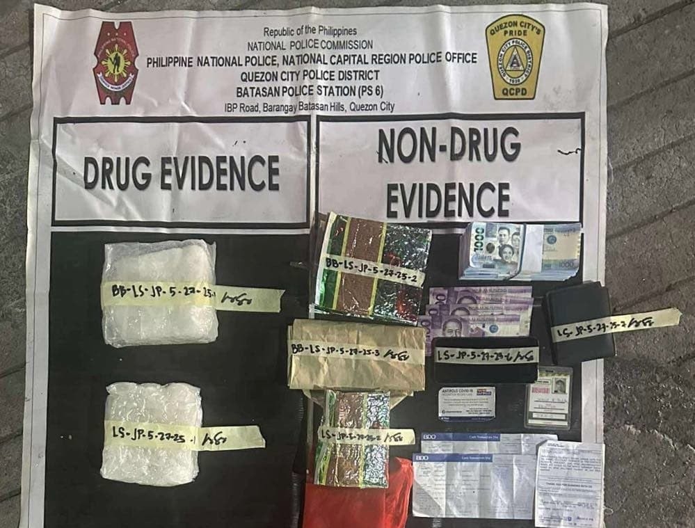 ‘Shabu' worth P13M seized in QC buy-bust