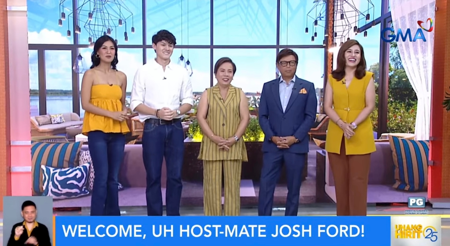 Josh Ford joins 'Unang Hirit' as a host-mate, talks about Kira Balinger