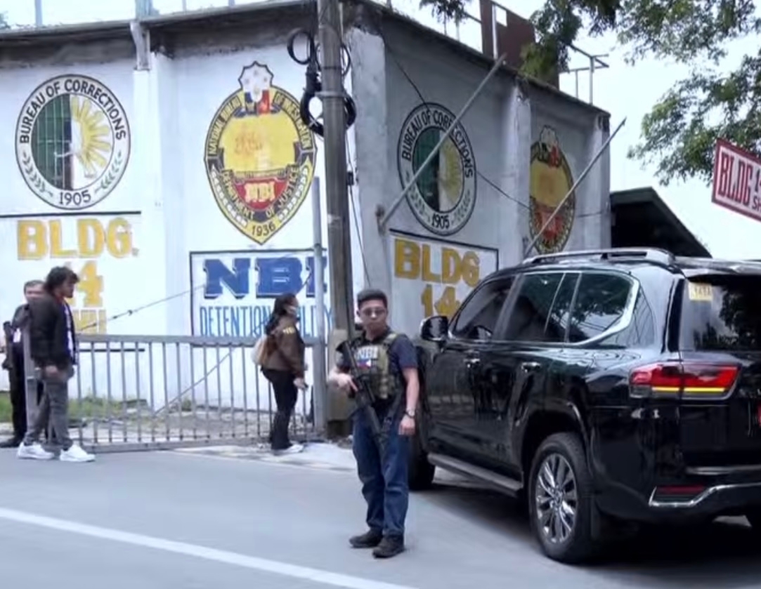Arnie Teves arrives at Bilibid
