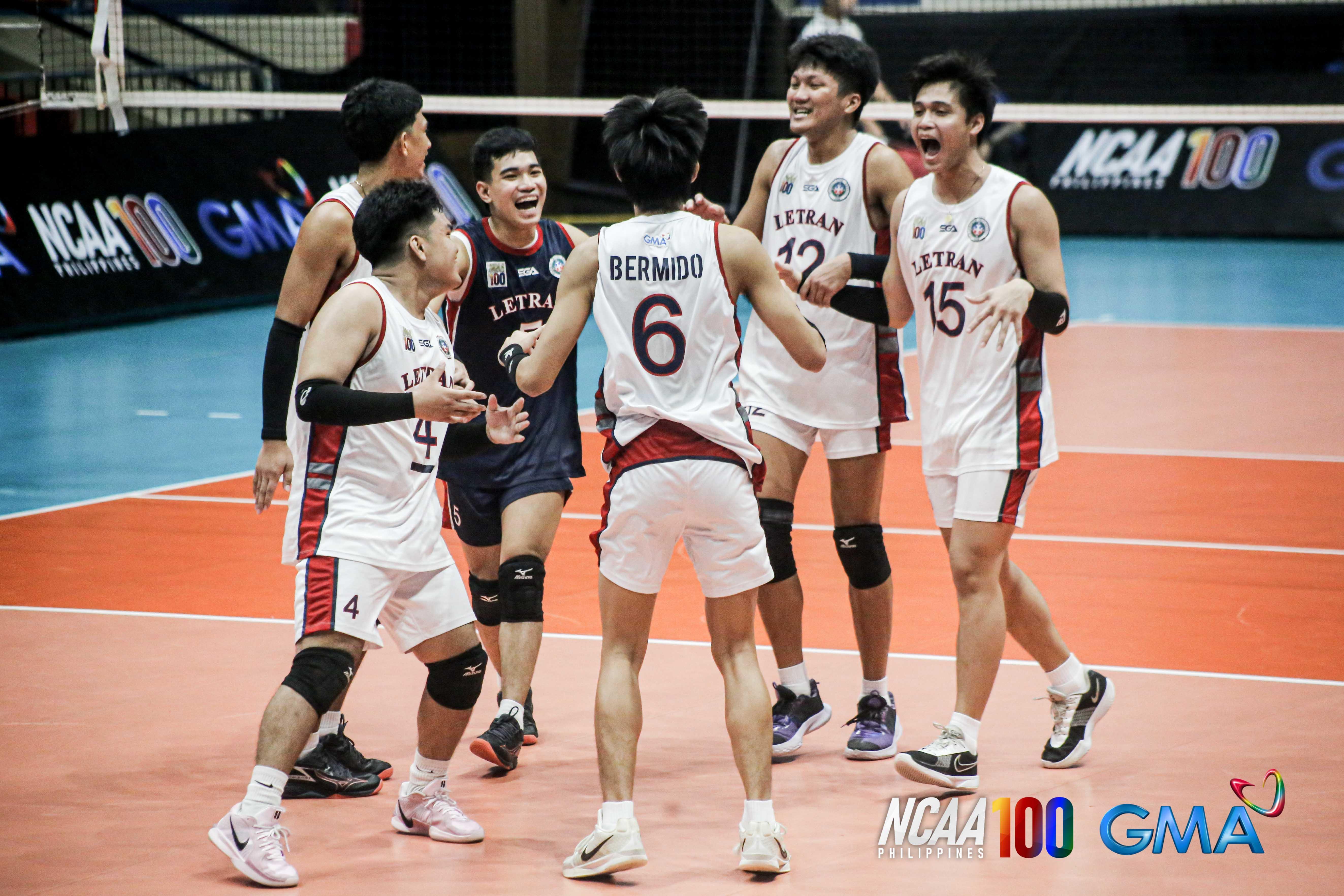 Letran sweeps Mapua to complete NCAA men's volleyball Final Four cast