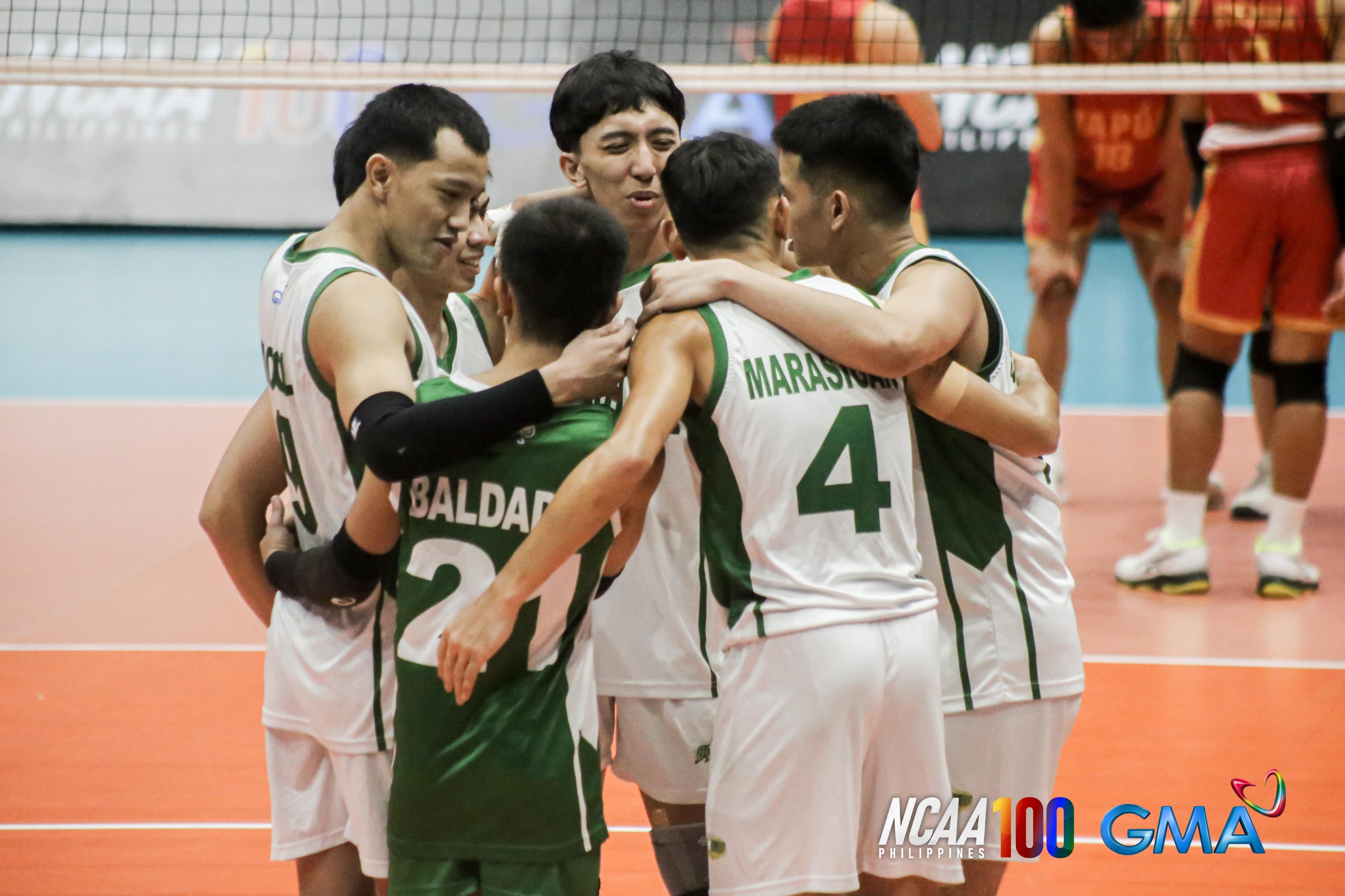 Benilde overcomes Perpetual, ends ALTAs' reign in NCAA men's volleyball