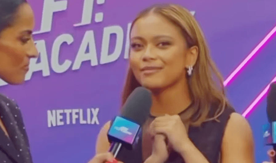 ?Bianca Bustamante attends UK premiere of Netflix series 'F1: The Academy'
