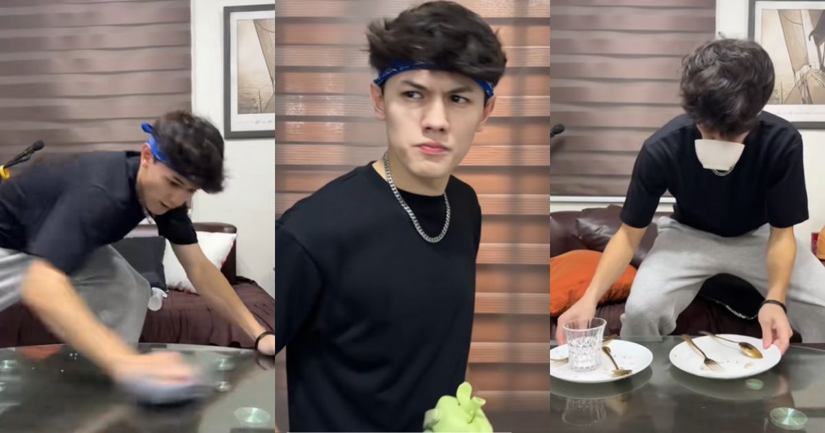 Josh Ford shares hilarious video of himself doing household chores after PBB exit