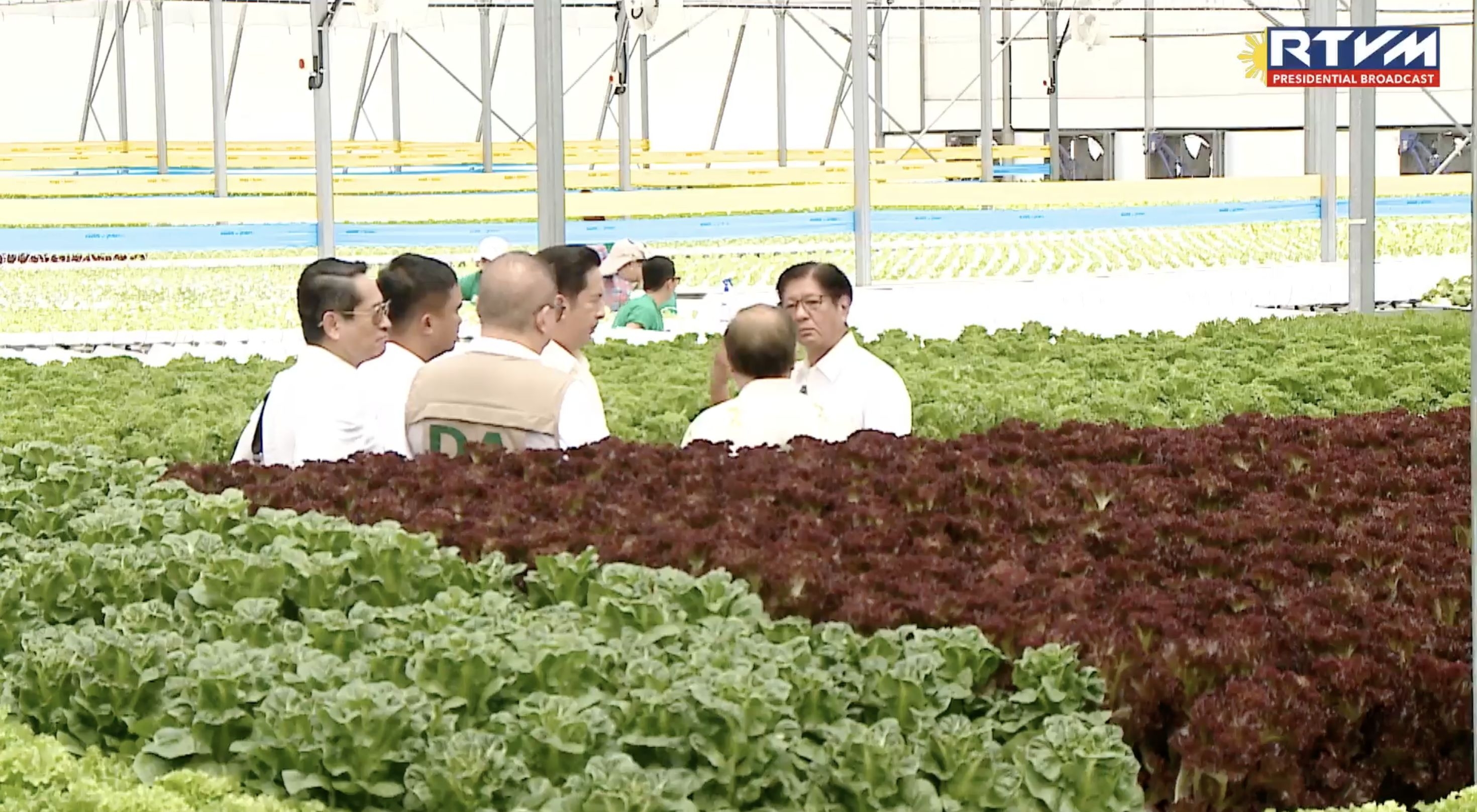 Marcos visits PH's largest greenhouse facility