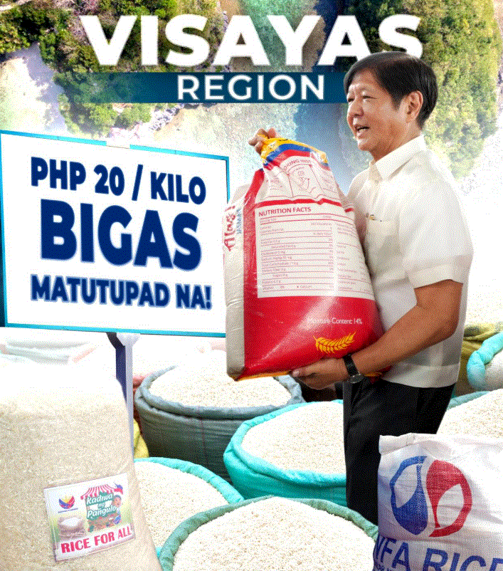 Marcos says he can sustain P20 per kilo rice