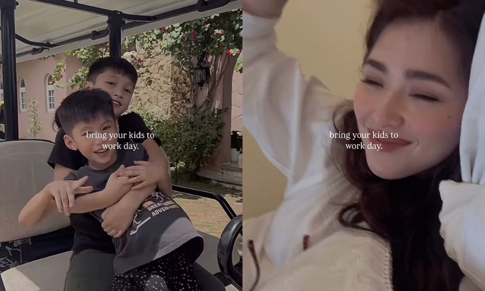Kylie Padilla brings sons to taping: ‘Super grateful'