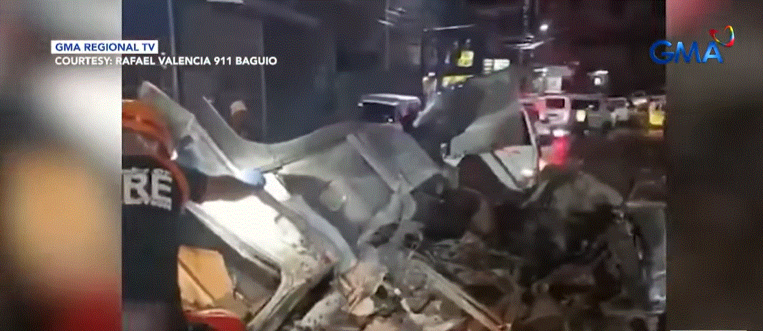 3 dead after closed van rams multiple vehicles in Baguio City
