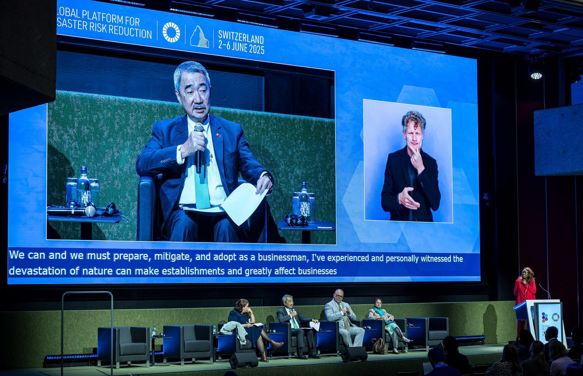 SM Prime's Hans Sy champions private sector leadership in disaster resilience at UNDRR Global Platform 2025