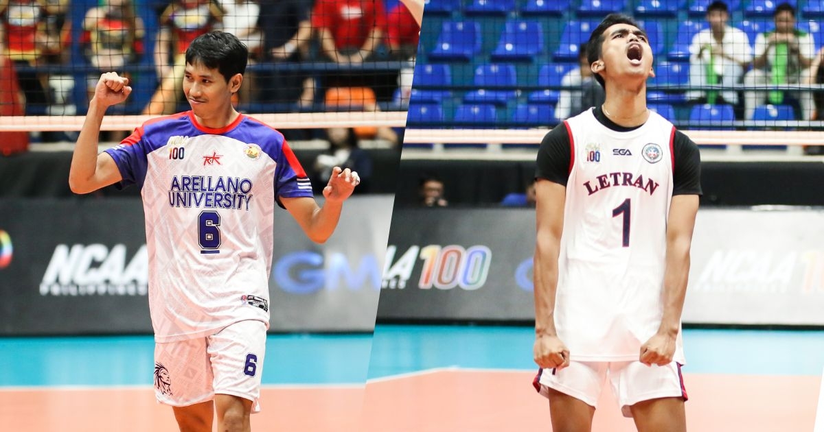 Dark horses Arellano, Letran begin surprise finals showdown in NCAA men's volleyball