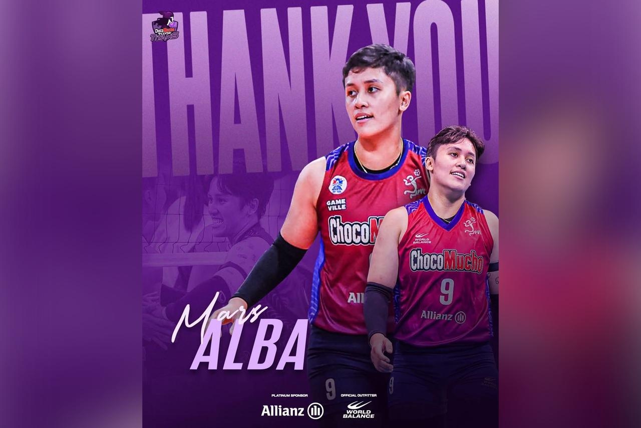 PVL: Prized setter Mars Alba parts ways with Choco Mucho