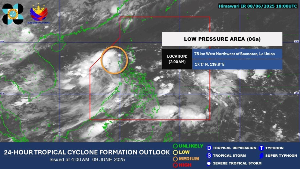 LPA, Southwest Monsoon to bring rains over Luzon