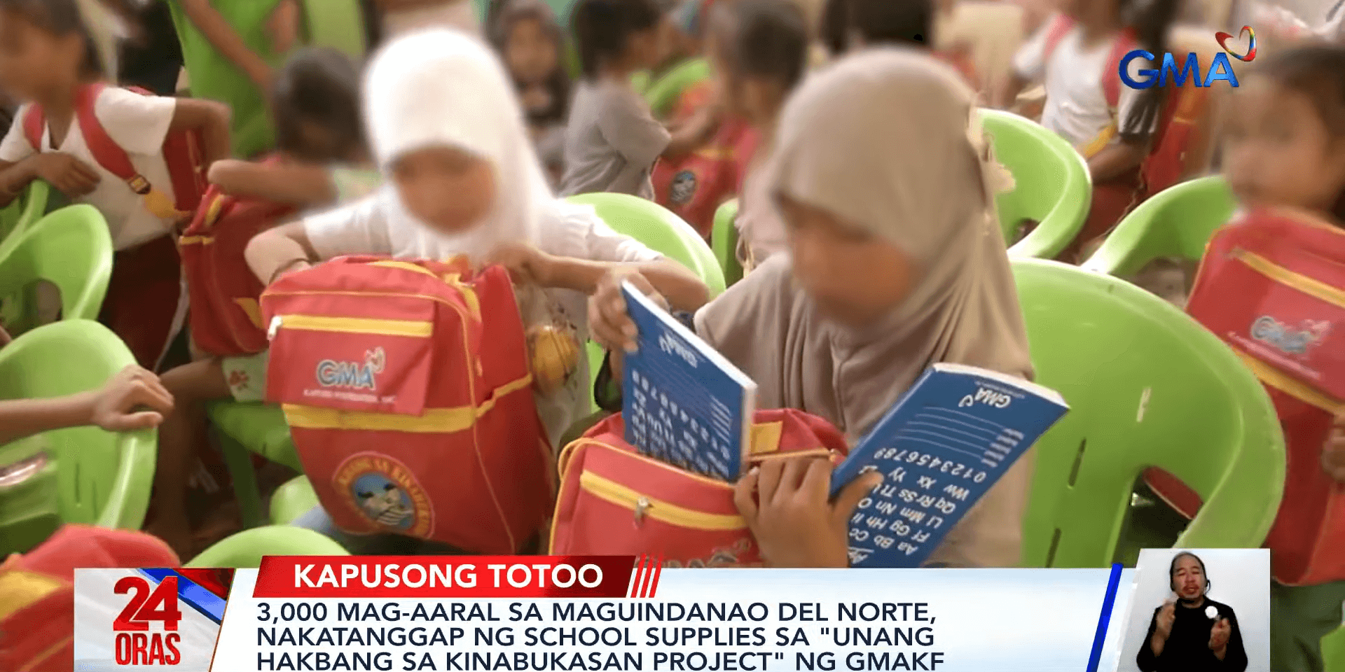 3,000 students in Maguindanao del Norte receive school supplies from GMA Kapuso Foundation