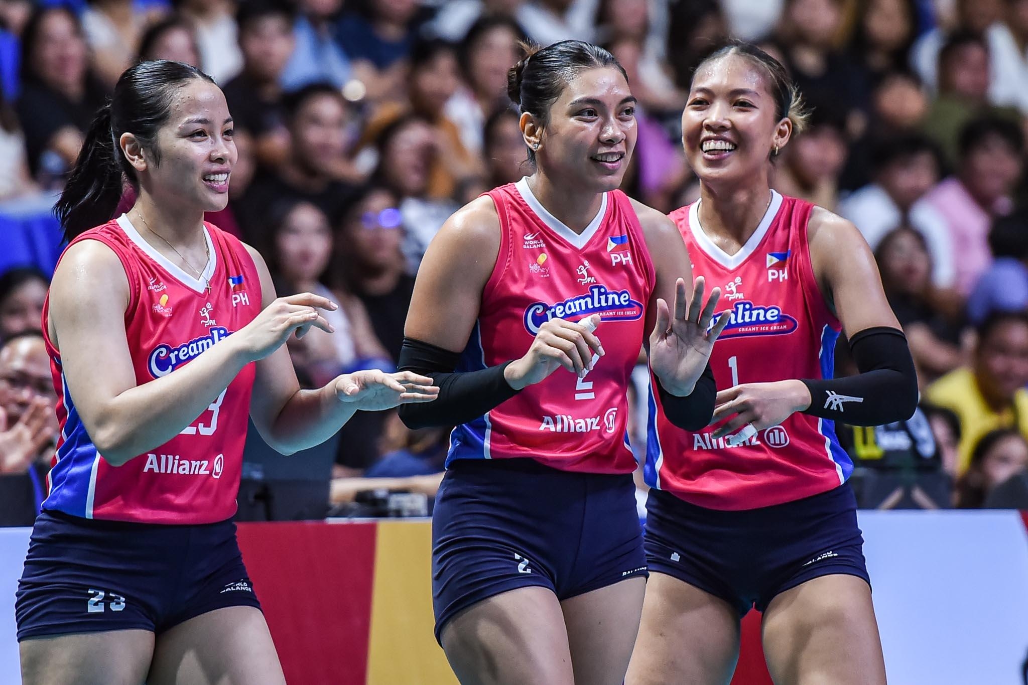 Creamline spoils Jorge de Brito's Capital1 debut with sweep win