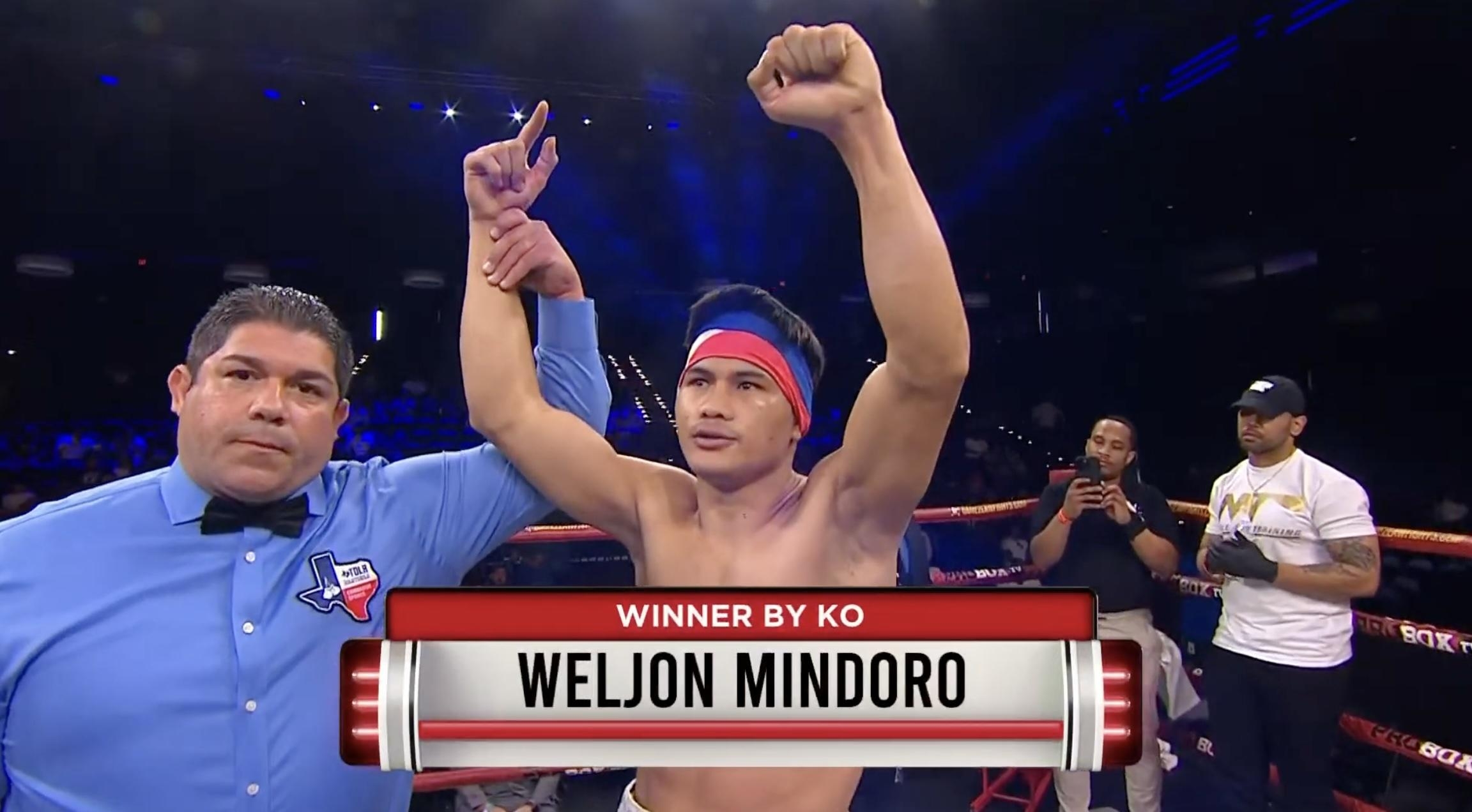 Pinoy prospect Weljon Mindoro scores another knockout in the US