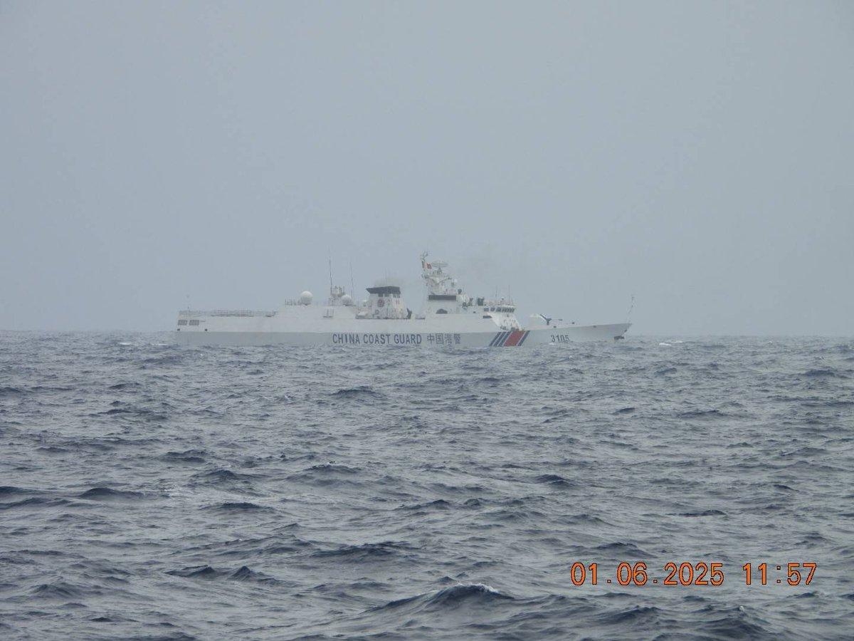 PCG challenges China Coast Guard vessel off Zambales