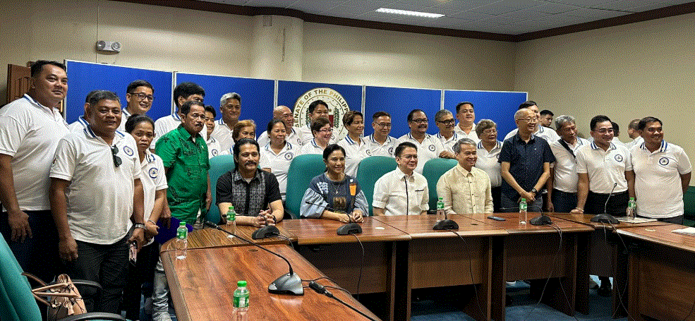 Leni Robredo, Naga bgy. execs meet Escudero at Senate
