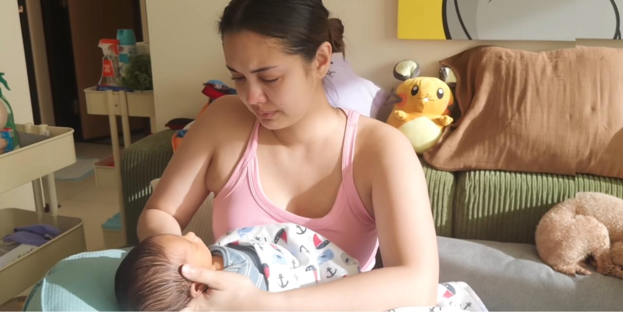 Megan Young cries tears of happiness after giving birth: 'I'm a mom!'