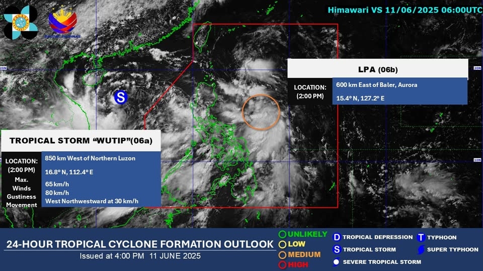 LPA inside PAR has ‘medium' chance of becoming tropical depression — PAGASA