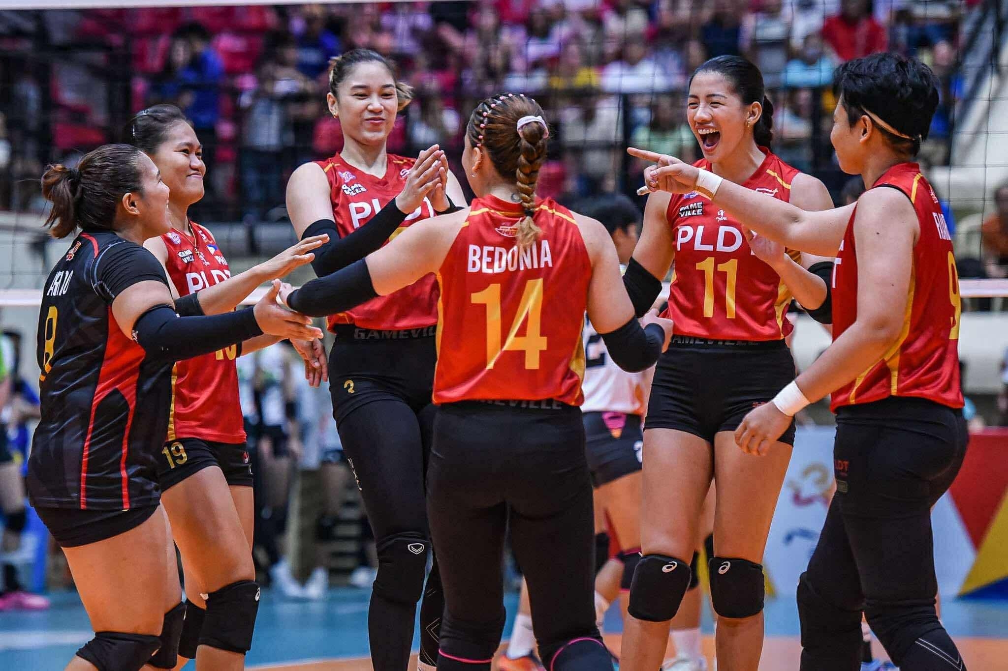 Unbeaten PLDT sweeps Nxled to book PVL On Tour quarterfinals slot