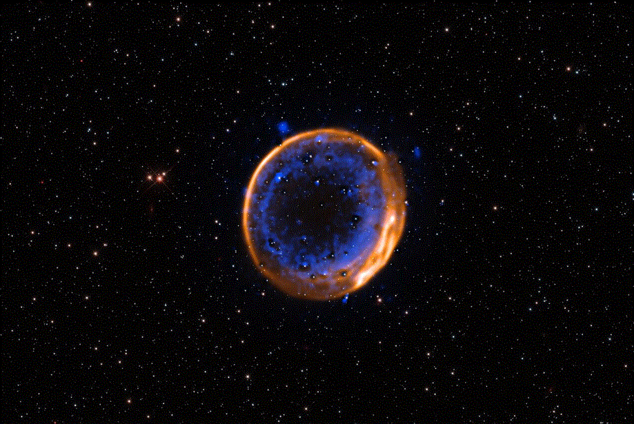 Astronomers get picture of aftermath of a star's double detonation