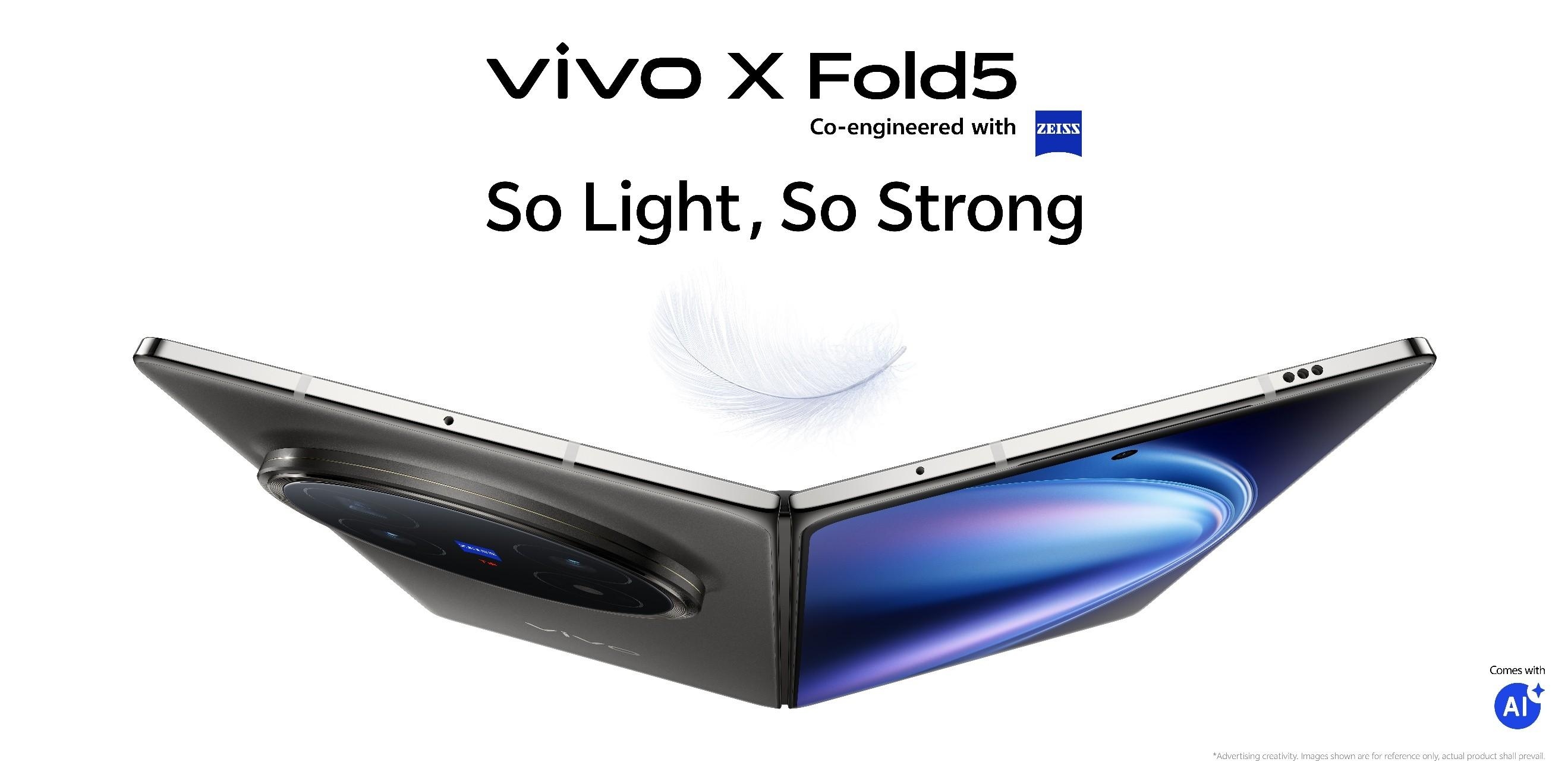 vivo X Fold5 lands in PH: First foldable in Southeast Asia
