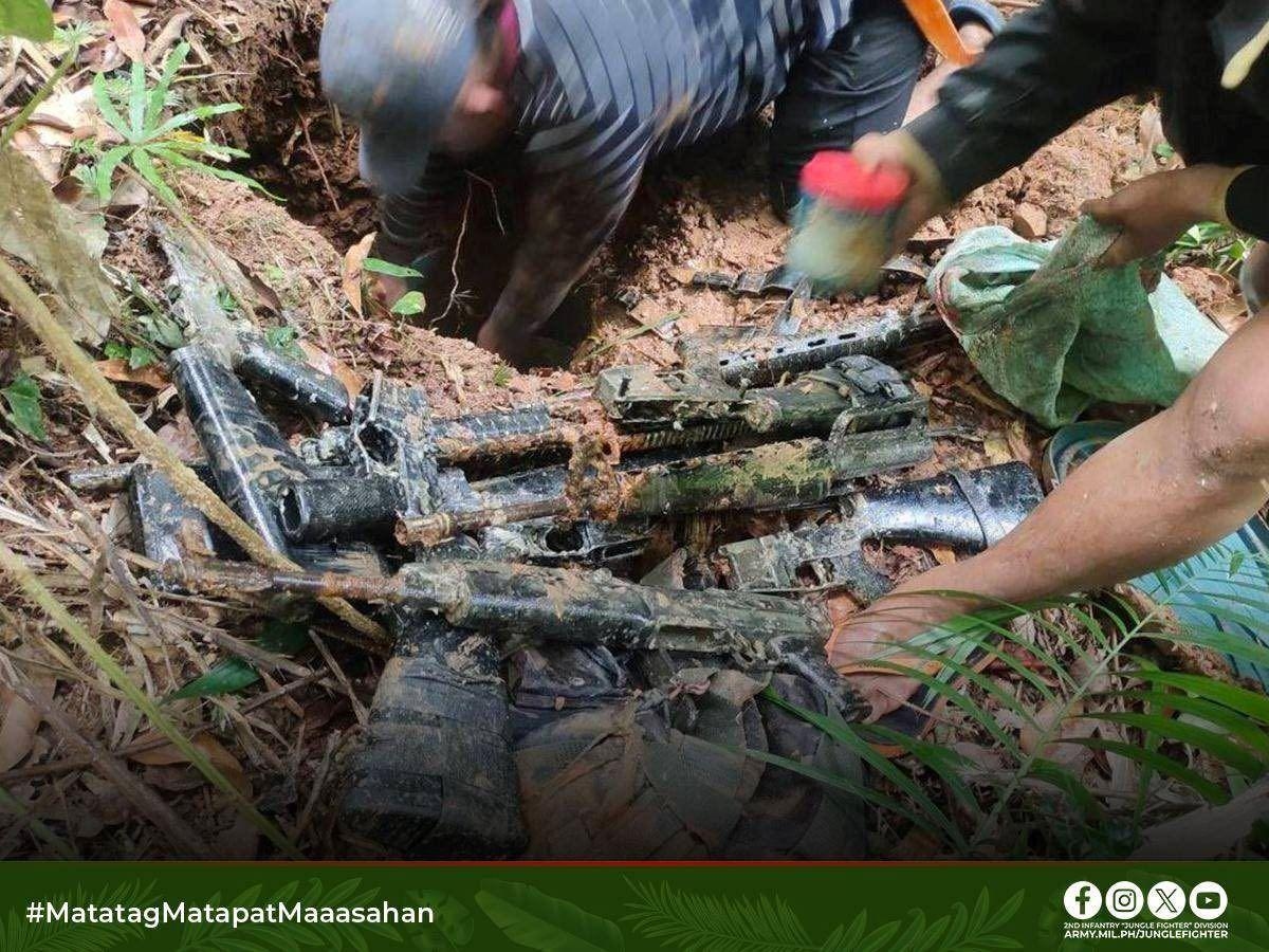 NPA war materiel recovered in Camarines Norte —2ID