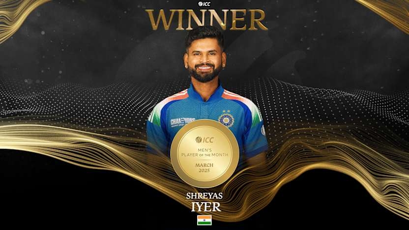 ICC Men's Player of the Month for March 2025 revealed
